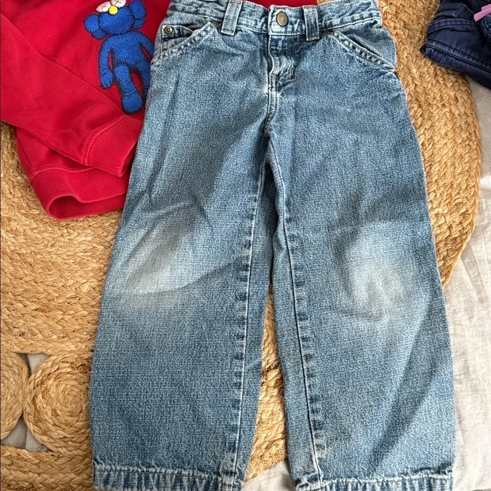 Vintage Sonoma Baggy Carpenter Jeans and Cotton Boxy Hoodie. Size 4-5 boys